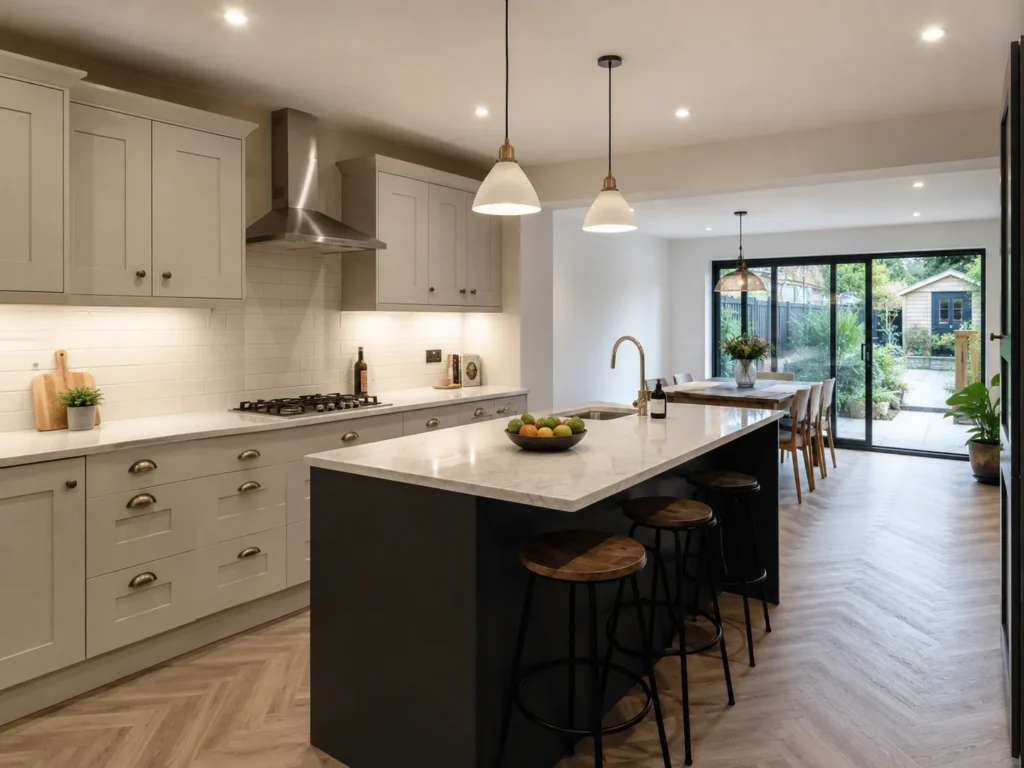contemporary kitchen renovation in chelsea