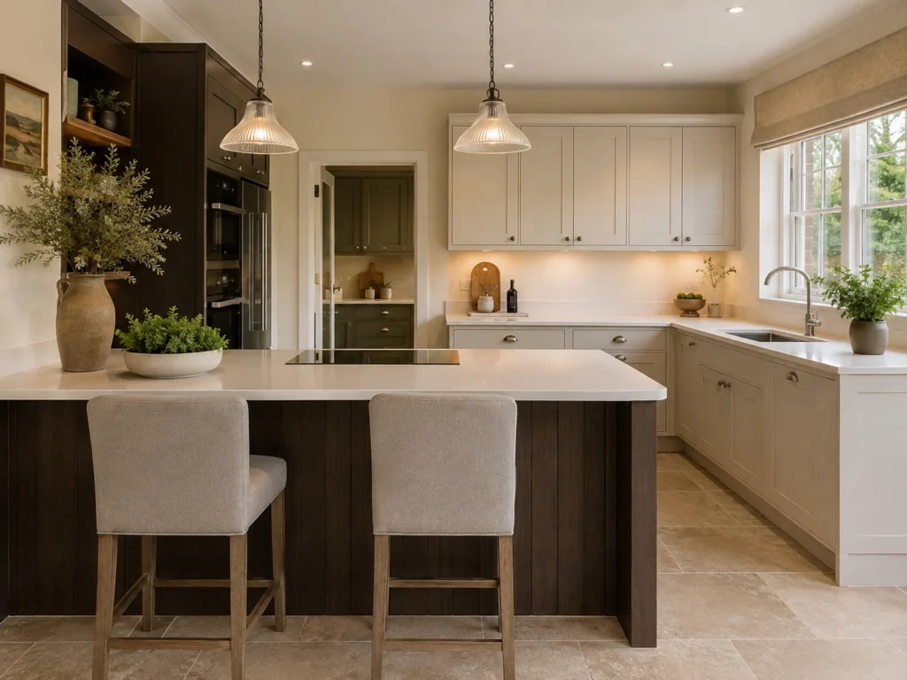 elegant kitchen renovation in islington