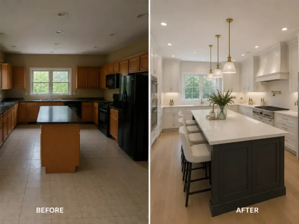 luxury kitchen refurbisment london tomyc constructions wimbledon