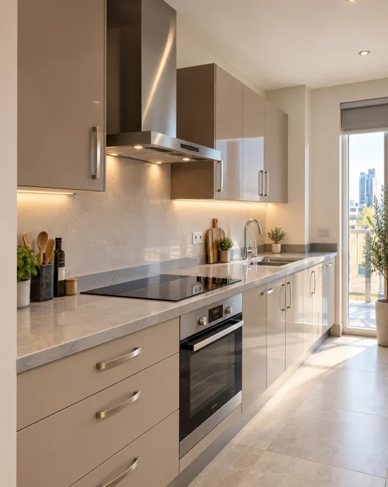 Modern kitchen renovation in London by Tomyc Constructions